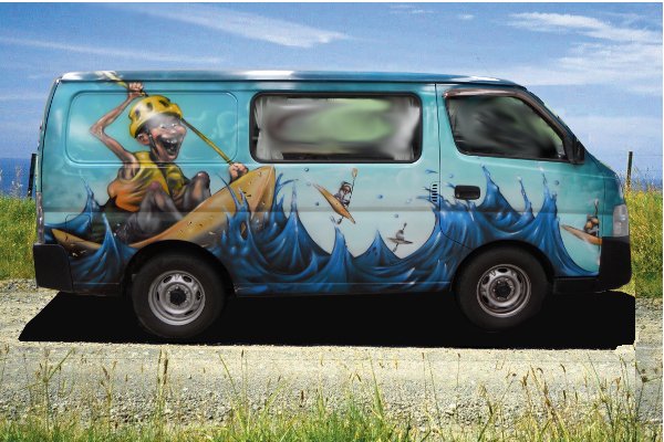 Kayaker Campervan