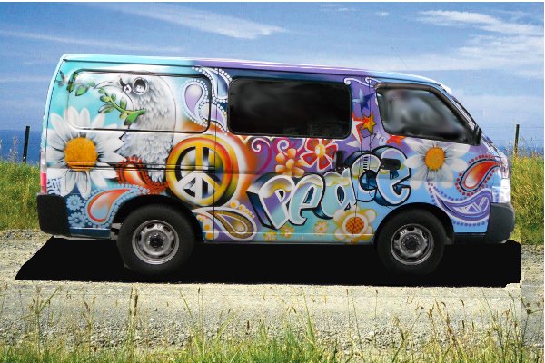 Peace and Love Campervan
